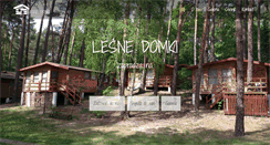 Desktop Screenshot of lesnedomki.pl